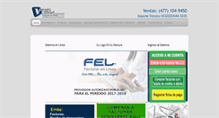 Desktop Screenshot of facturarenlinealeon.com